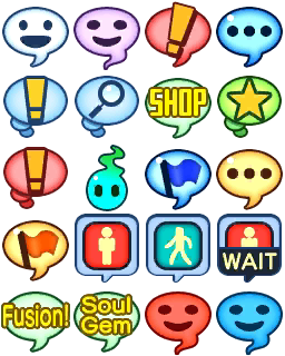 Yo-kai Watch 2 Interaction Bubble Spritesheet